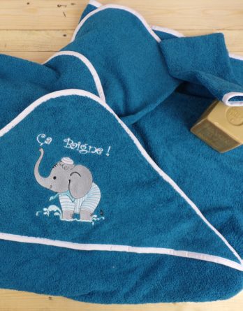 Maxi cape de bain éléphant