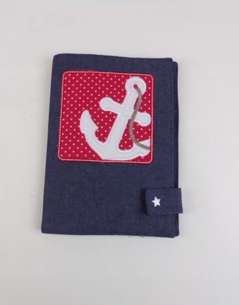 protège carnet de santé ancre de marine
