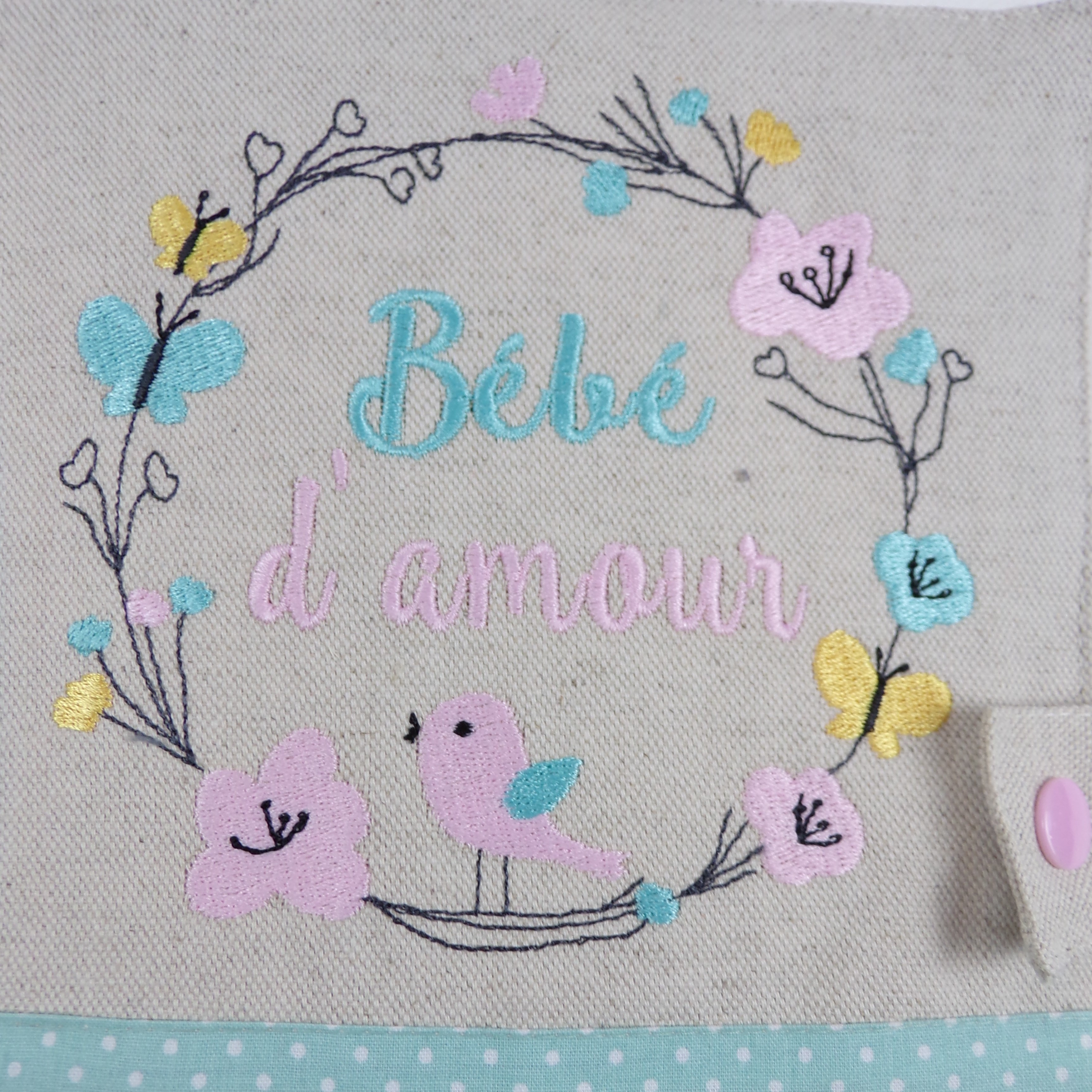 protège carnet de santé oiseau Bébé d'amour – Image 2